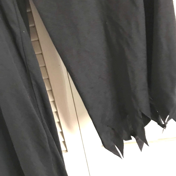 Grim Reaper Black Halloween Robe with plastic Sythe one size - Picture 4 of 16